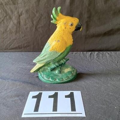 LOT#H111: Cast Cockatoo Doorstop Lot #1