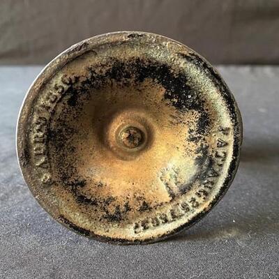 LOT#H114: Incomplete Hotel Lobby Bell Dated 1863