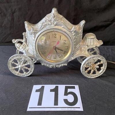 LOT#H115: Vintage United Carriage Clock