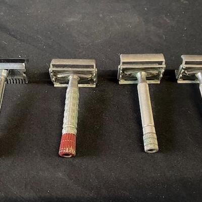 LOT#H120: Assorted Vintage Straight Razor Lot #1