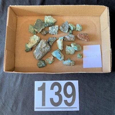 LOT#W139: Raw Malachite Lot #1