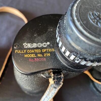 LOT#W163: Tasco 7/50 Binoculars with Case