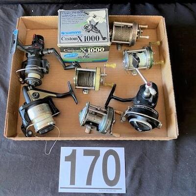 LOT#W170: Assorted Fishing Reel Lot #1