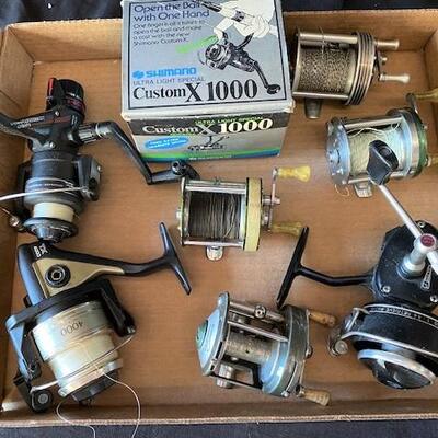 LOT#W170: Assorted Fishing Reel Lot #1