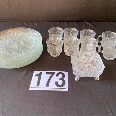 LOT#W173: Assorted Glassware Lot #1