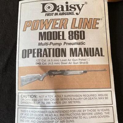 LOT#W186: Daisy Powerline Model 860