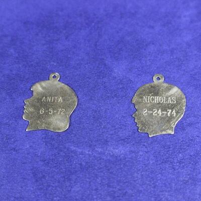 LOT#G199: Stamped 14K Silhouette Charms [3.3g]