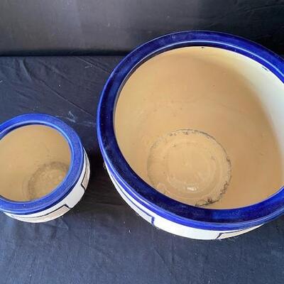 LOT#W201: Seashell Flower Pots