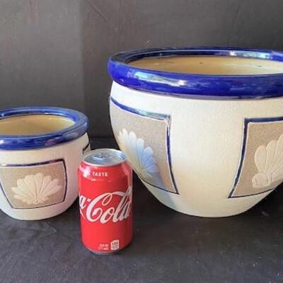 LOT#W201: Seashell Flower Pots