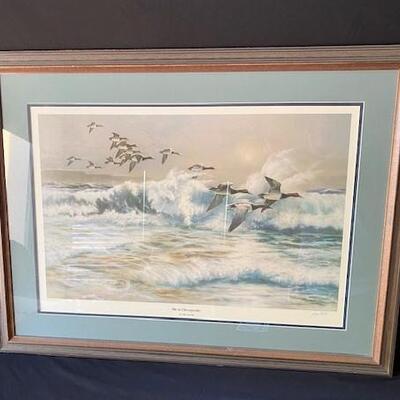 LOT#W228: Pair of Signed & Numbered Waterfowl Prints