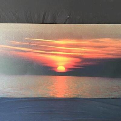 LOT#W235: GiclÃ©e of a Sunset