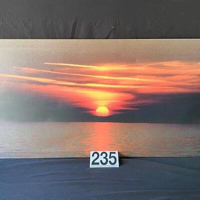 LOT#W235: GiclÃ©e of a Sunset