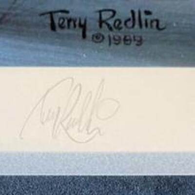 LOT#W238: "Evening with Friends" by Terry Redlin Signed & Numbered Print