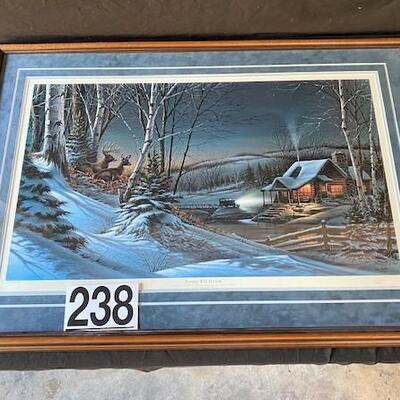 LOT#W238: "Evening with Friends" by Terry Redlin Signed & Numbered Print