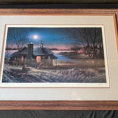 LOT#W239: "Pure Contentment" by Terry Redlin Signed & Numbered Print