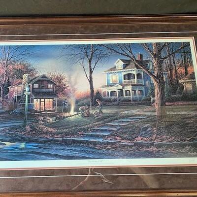 LOT#W241: "Aroma of Fall" by Terry Redlin Signed & Numbered Print