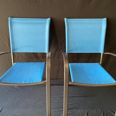 LOT#W243: Pair of Deck Chairs