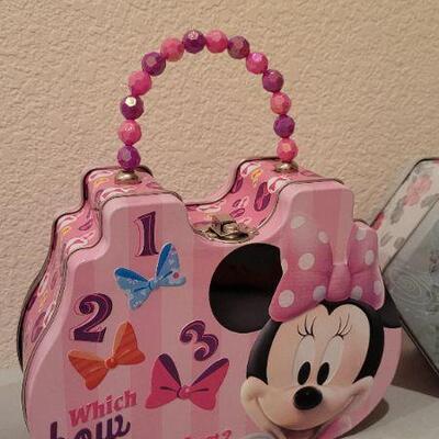 Lot 334: (3) New Metal Lunchbox Activity Purse