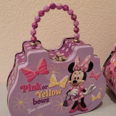 Lot 334: (3) New Metal Lunchbox Activity Purse