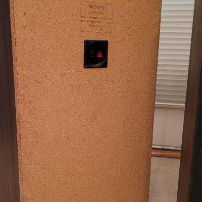 Lot 344: Pair of Vintage SONY Floor Speakers 