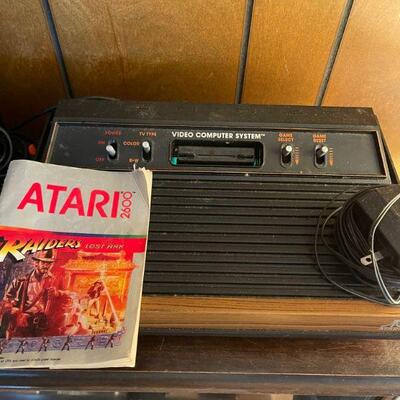 Atari 2600 with games 