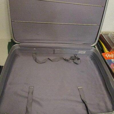 #49 Vintage Gray Samsonite Suitcase