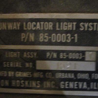 #65 Runway locator light system