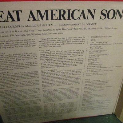 #75 Vintage Great American Songs by Charles Gross, 1969