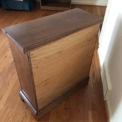 Lot 19 - Antique Fold-Over Bachelorâ€™s Chest