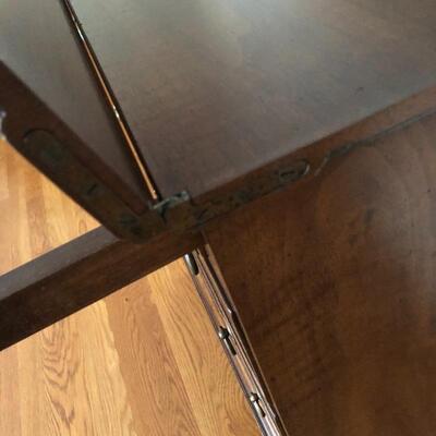 Lot 19 - Antique Fold-Over Bachelorâ€™s Chest