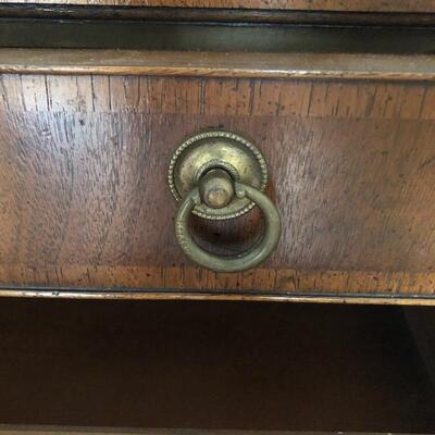 Lot 19 - Antique Fold-Over Bachelorâ€™s Chest