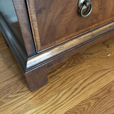 Lot 19 - Antique Fold-Over Bachelorâ€™s Chest