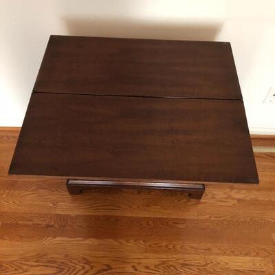 Lot 19 - Antique Fold-Over Bachelorâ€™s Chest