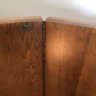 Lot 22 - Matching Rolling Dresser & Side Table