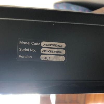 Lot 23 - Samsung 32â€ Flatscreen TV