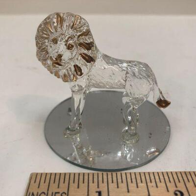 Lot of Miniature Blown Glass Figurine Animals