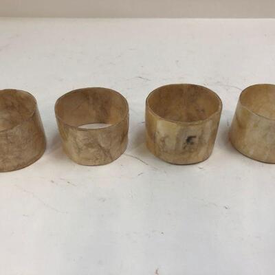 Set of 4 Napkin Rings Made in Philippines