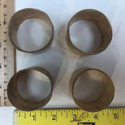 Set of 4 Napkin Rings Made in Philippines