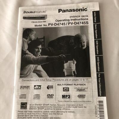 Lot 26 - Panasonic DVD/VCR & More