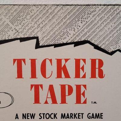 Lot 3: Vintage TICKER TAPE Board Game