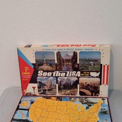 Lot 4: Vintage SEE THE USA Board Game
