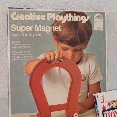 Lot 11: Vintage New SUPER MAGNET + Playing Cards