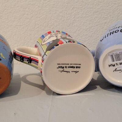 Lot 24: Assorted CAT THEME Coffee Mugs
