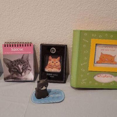 Lot 35: Assorted NEW Cat Collectibles