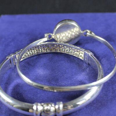 LOT#V247: Marked .925 Bracelet Lot [36.0g]