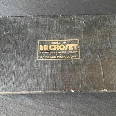LOT#C267: Vintage Model 2M Microset Microscope