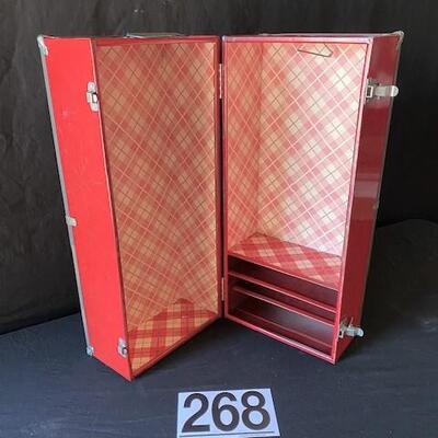 LOT#C268: Vintage Doll Travel Case