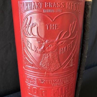 LOT#C269: Elhart Brass Fire Extinguisher