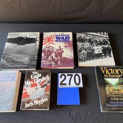 LOT#G270: WWII Book Lot #1