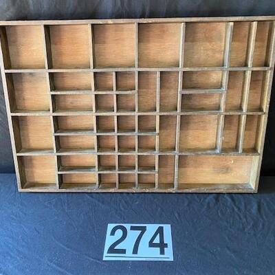 LOT#G274: Vintage Printer Tray